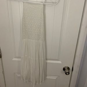 White Tank Dress w/ lace